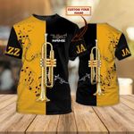 PERSONALIZED LOVE TRUMPET MUSIC 3D T-SHIRT LH2407-01