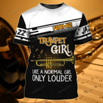 PERSONALIZED NAME TRUMPET GIRL 3D TSHIRT  NM2307-06
