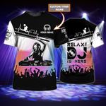 PERSONALIZED RELAX THE DJ MUSIC 3D TSHIRT LH2807-07