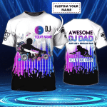 AWESOME DJ MIX MUSIC PERSONALIZED 3D TSHIRT  LH2307-1