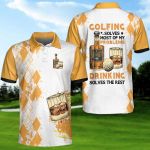 Golfing And Drinking Solve My Problems Short Sleeve Polo Shirt, Polo Shirts For Men And Women TH1108-04