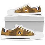 Hurricane of Flg Off Vernon "Woody" Woodward Inspired Low Top Canvas Shoes  2008-02