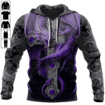 Tattoo and Dungeon Dragon 3D All Over Printed Apparel 2608-01