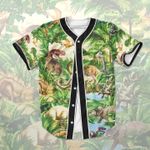 3D Dinosaur World Custom Jersey Shirt 3008-01