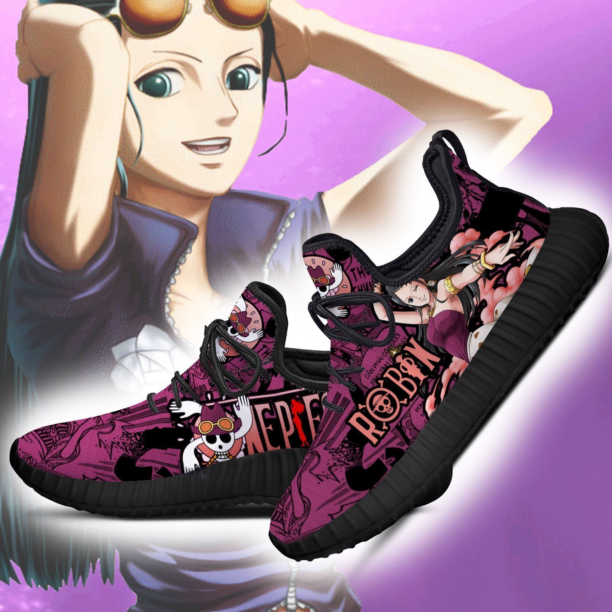 HOT One Piece Nico Robin Anime Reze Sneaker 2