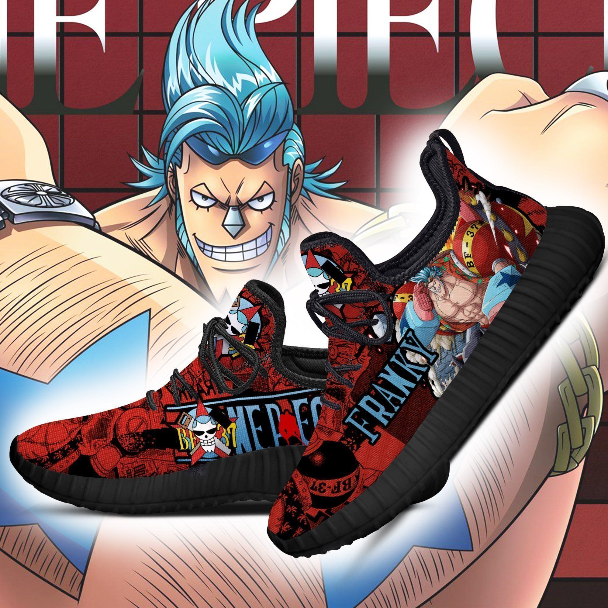 HOT One Piece Franky Anime Reze Sneaker 2