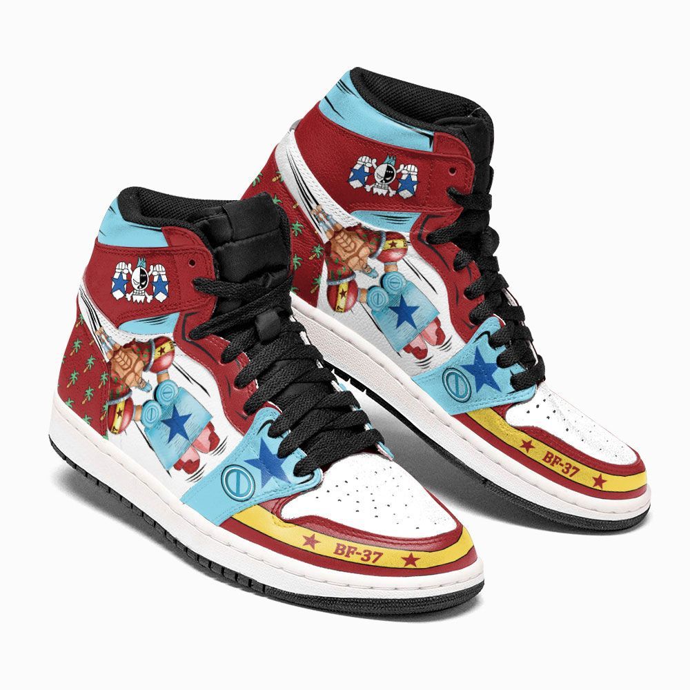 NEW One Piece Franky High Top Air Jordan Shoes2