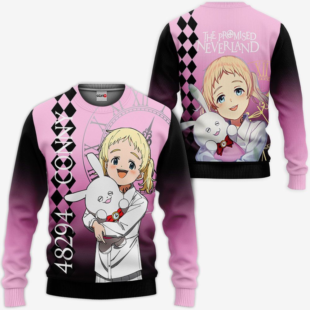 NEW The Promised Neverland Conny Anime Full Printed 3D Sweater, Hoodie2