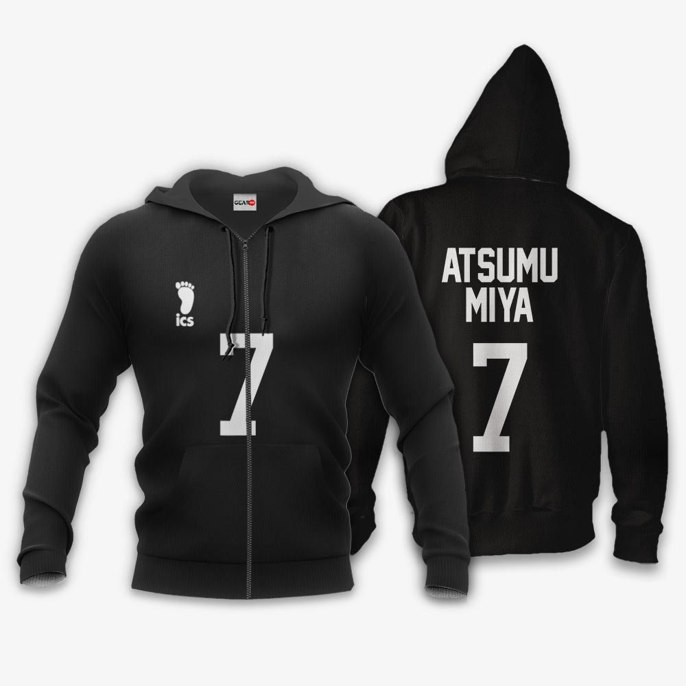 Inarizaki Atsumu Miya Uniform Number 7 Haikyuu Anime 3D Hoodie, Shirt1