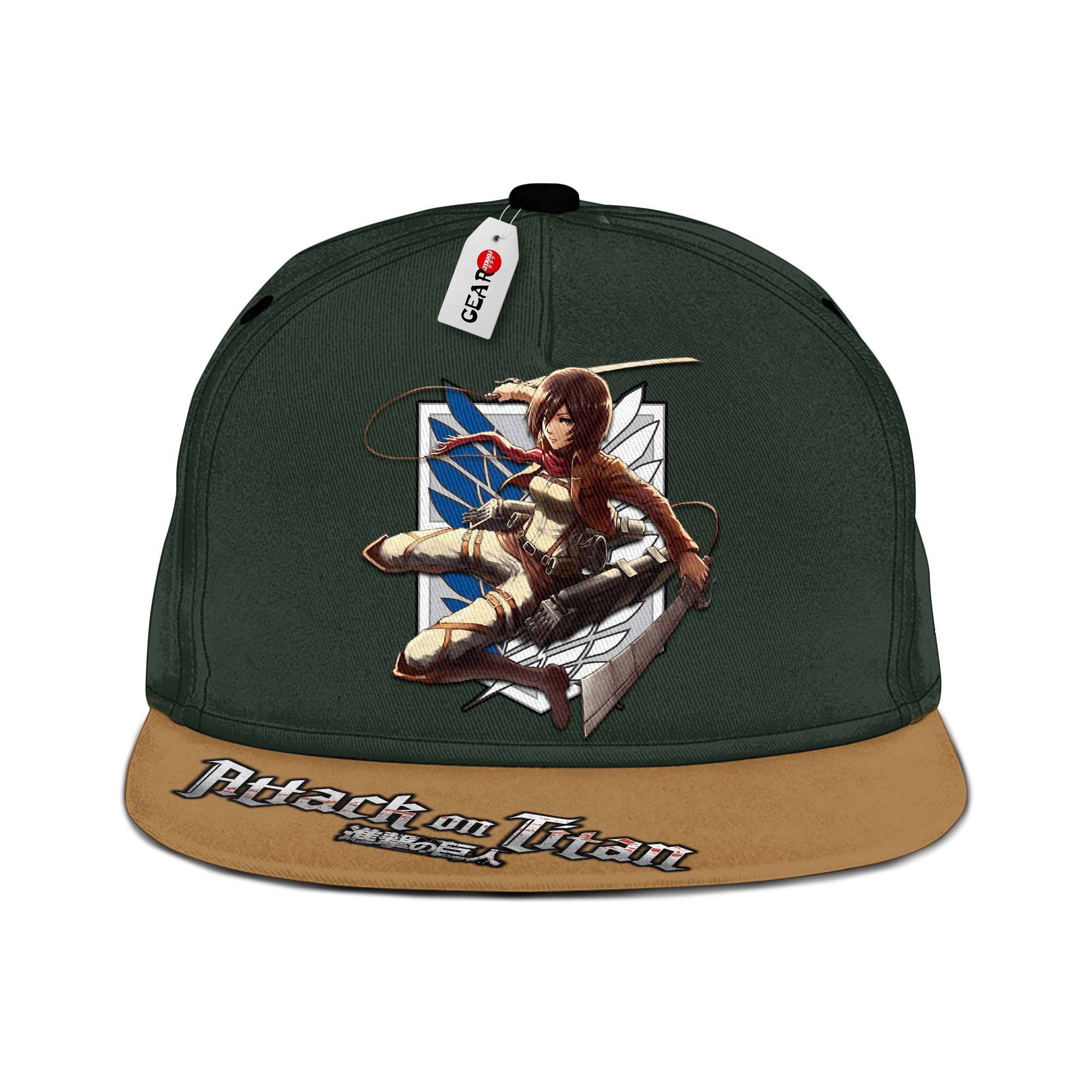NEW Survey Corp Mikasa Attack On Titan Cap hat1