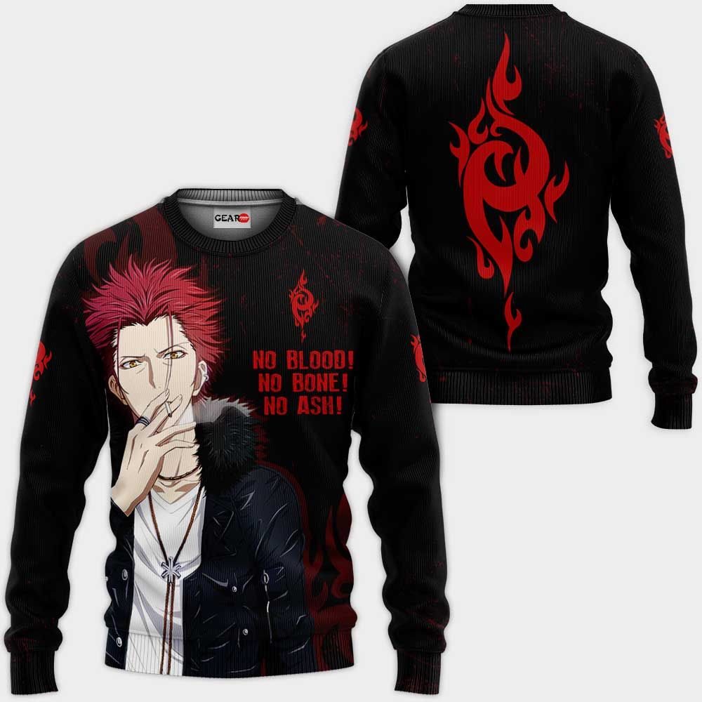 Mikoto Suoh Homra Red Clan Custom K Project 3D Hoodie, Bomber Jacket2