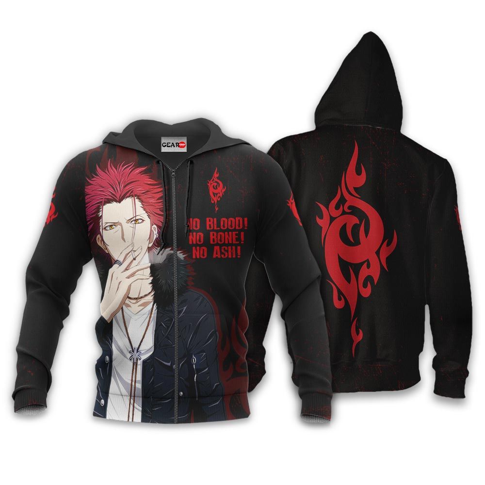 Mikoto Suoh Homra Red Clan Custom K Project 3D Hoodie, Bomber Jacket1