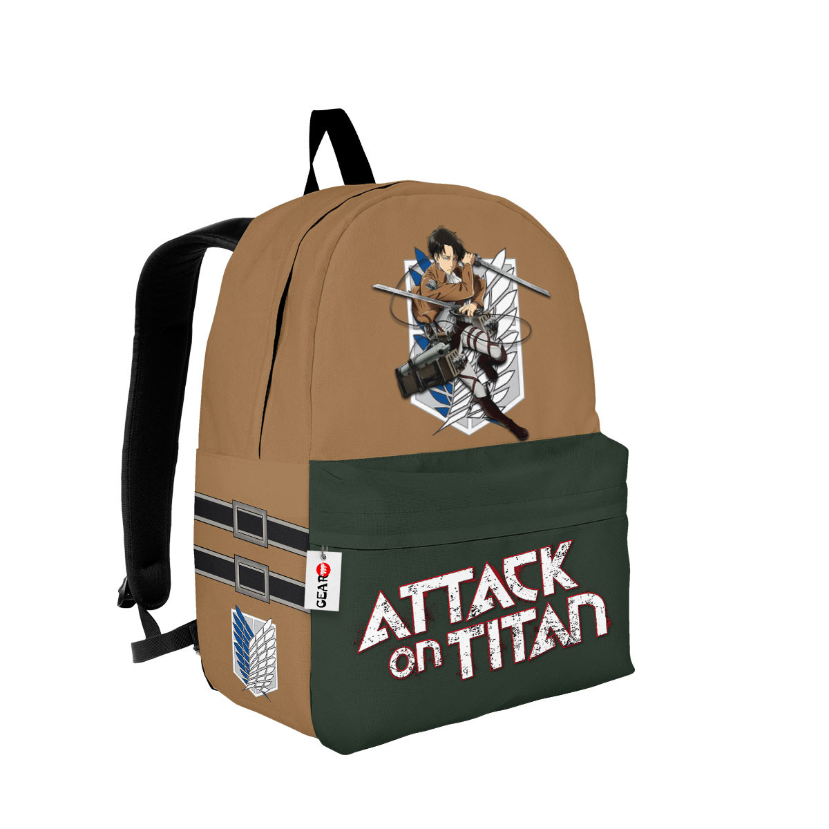 BEST Levi Ackerman Attack On Titan Anime Otaku Backpack Bag2
