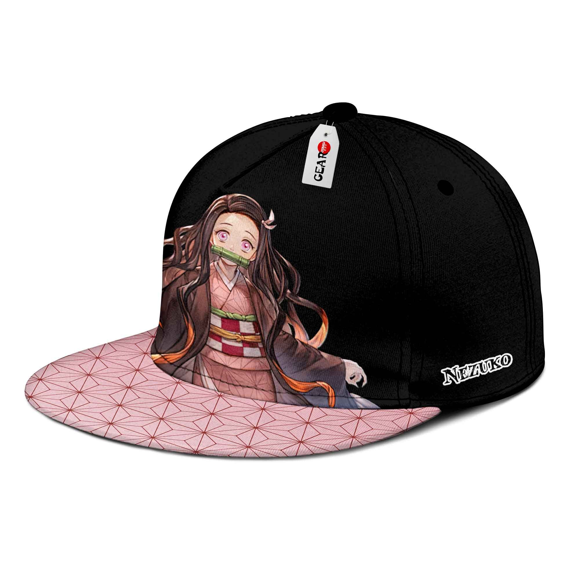 NEW Cute Nezuko Kimetsu Cap hat2