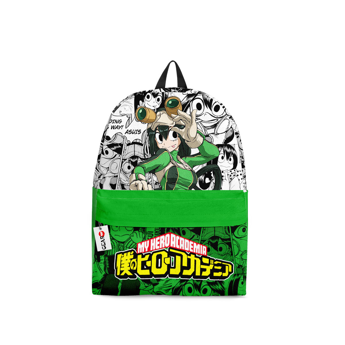 BEST Tsuyu Asui My Hero Academia Anime Manga Style Backpack Bag1