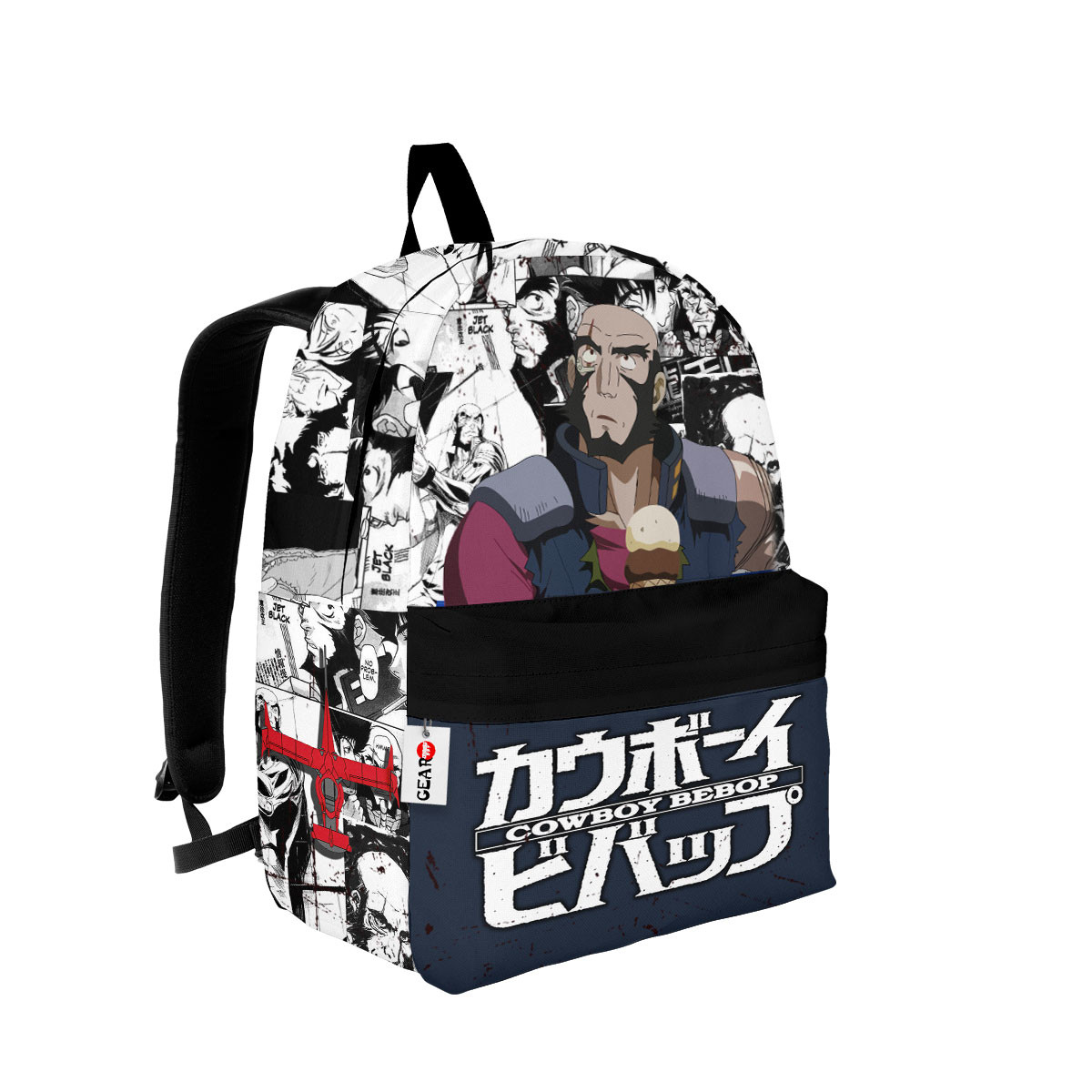 BEST Jet Black Cowboy Bebop Anime Mix Manga Backpack Bag2