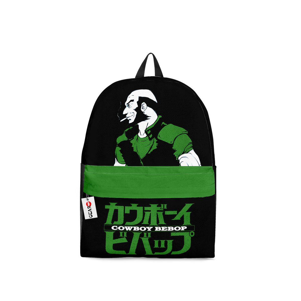 BEST Jet Black Anime Cowboy Bebop Retro Style Backpack Bag1