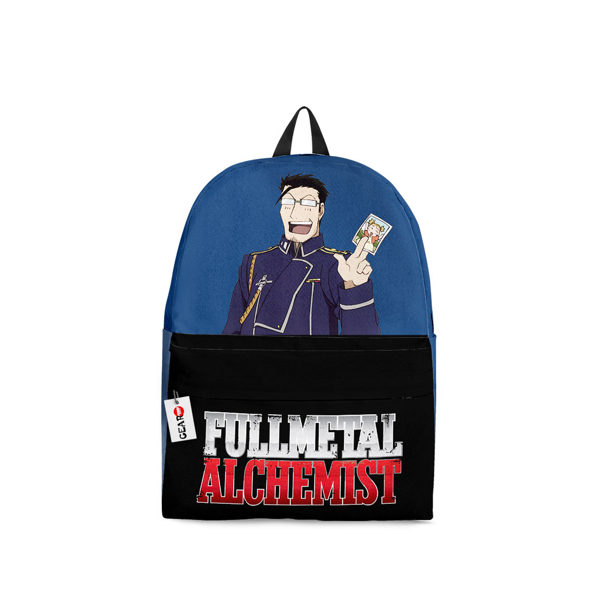 BEST Maes Hughes Anime Fullmetal Alchemist Backpack Bag1