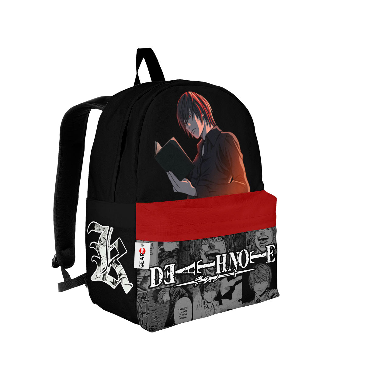 BEST Light Yagami Anime D-note Mix Manga Backpack Bag2