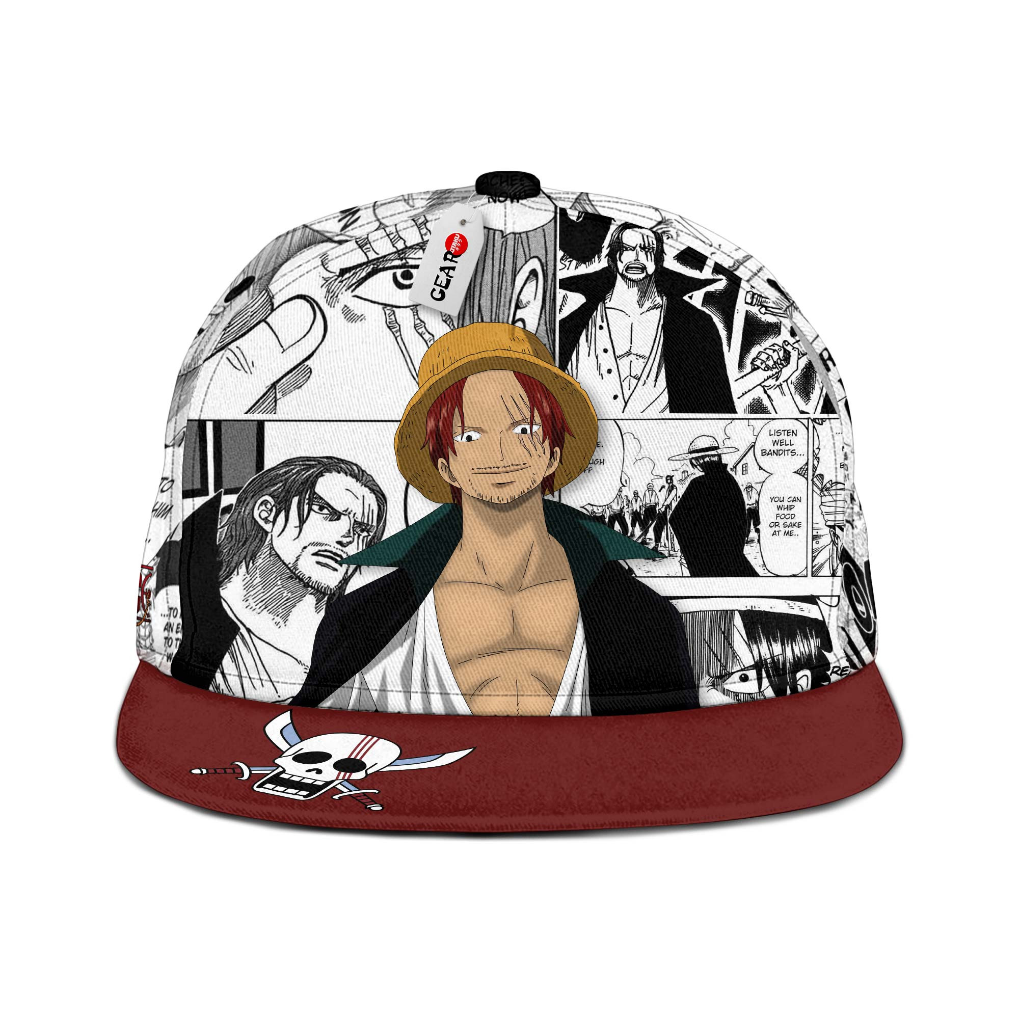 NEW Shanks One Piece Mix Manga Cap hat1