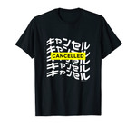 Japanese Tokyo Aesthetic Streetwear Cancelled Graphic Tee