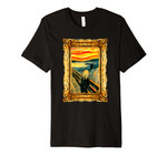 The Scream Painting Famous Art Painting Vintage Retro Style