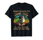 Bernese Mountain Dog Hiking Team We Will Get There Vintage