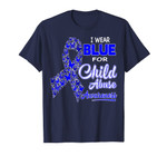 I Wear Blue For Child Abuse Awareness