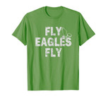 Vintage Fly Eagles Fly Green and White