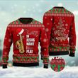 Musical Sweater - Saxophone In Jesus Name I Play Ugly Xmas Sweater Gift For Music Lover