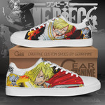 Vinsmoke Sanji Skate Shoes One Piece Custom Anime Shoes