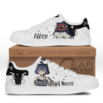 Black Clover Secre Swallowtail Skate Sneakers Custom Anime Shoes