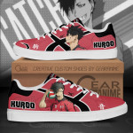 Tetsuro Kuroo Skate Shoes Custom Haikyuu Anime Shoes
