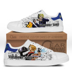 Sanji Skate Sneakers Custom Anime One Piece Shoes
