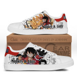 Monkey D Luffy Skate Sneakers Custom Anime One Piece Shoes