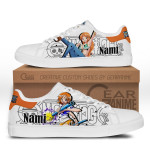 Nami Skate Sneakers Custom Anime One Piece Shoes