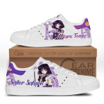 Sailor Saturn Skate Sneakers Custom Sailor Anime Shoes