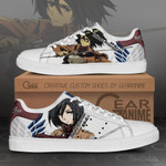 Mikasa Ackerman Skate Sneakers Attack On Titan Anime Shoes PN10