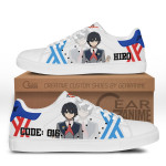 Darling in the Franxx Hiro Code:016 Skate Sneakers Custom Anime Shoes