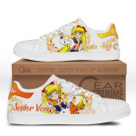 Sailor Venus Skate Sneakers Custom Sailor Anime Shoes