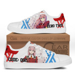 Darling in the Franxx Zero Two Code:002 Skate Sneakers Custom Anime Shoes