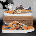 Yu Nishinoya Skate Shoes Custom Haikyuu Anime Shoes