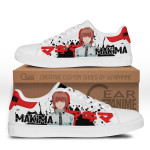 Chainsaw Man Makima Skate Sneakers Custom Chainsaw Man Anime Shoes