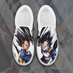 Vegeta Slip On Sneakers Canvas Dragon Ball Custom Anime Shoes