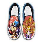 Guido Mista Slip On Sneakers Custom Anime JoJo's Bizarre Adventure Shoes