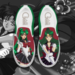 Sailor Pluto Slip On Sneakers Sailor Anime Custom Shoes