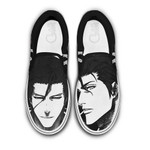 Sosuke Aizen Slip On Sneakers Custom Anime Bleach Shoes