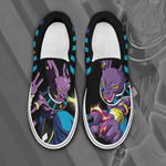 Beerus Slip On Sneakers Dragon Ball Custom Anime Shoes PN11