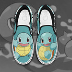 Squirtle Slip On Sneakers Pokemon Custom Anime Shoes