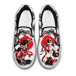Frieza Slip On Sneakers Custom Japan Style Anime Dragon Ball Shoes